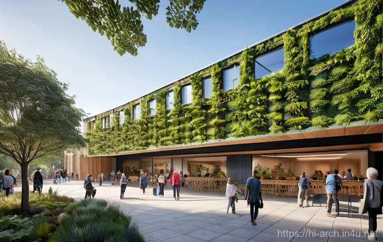 건축사 자격증 취득 후 취업 전략 - **Prompt:** A state-of-the-art, sustainable architectural marvel serving as a community cultural cen...