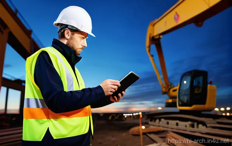 건축기사와 안전 관리 규정 - **Prompt:** A diverse group of construction workers, both male and female, diligently working on an ...